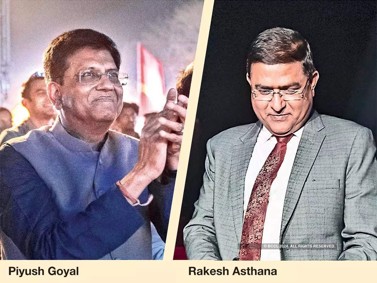 Piyush Goyal and Rakesh Asthana
