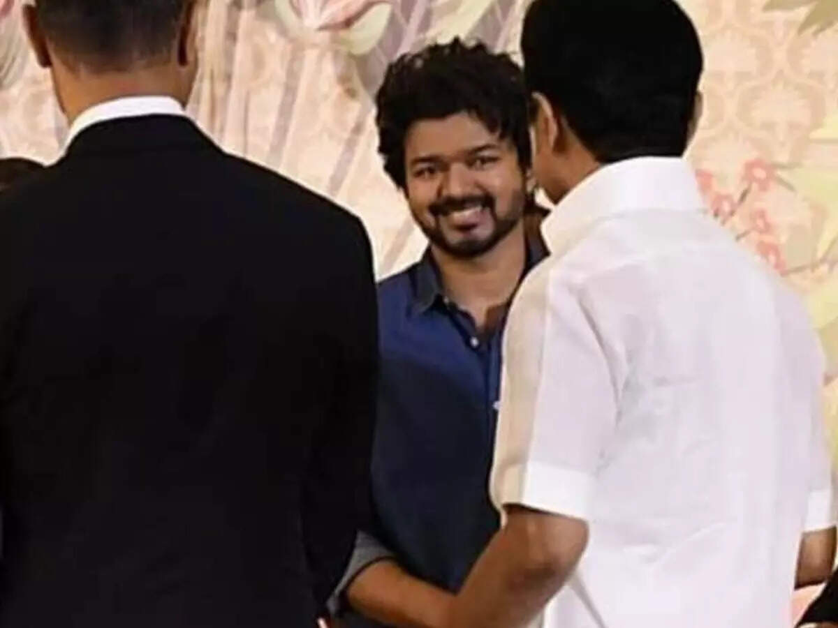 In pics: Thalapathy Vijay meets TN CM MK Stalin at an event | Tamil ...