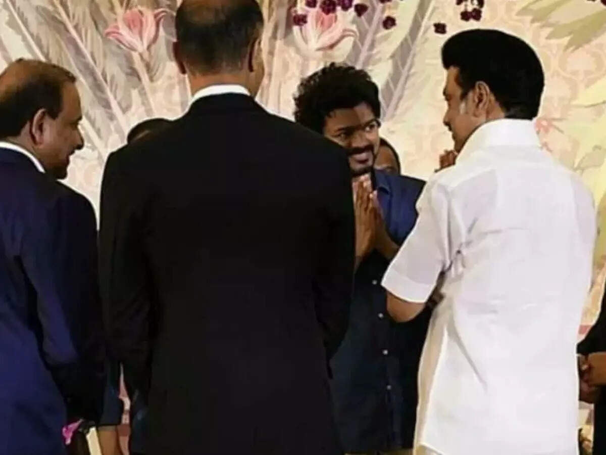 In pics: Thalapathy Vijay meets TN CM MK Stalin at an event | Tamil ...