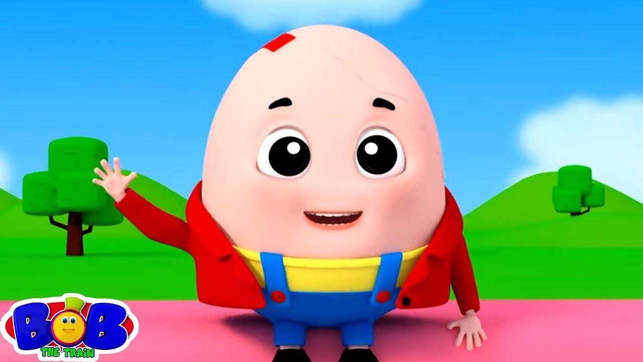 Nursery Rhymes in English: Children Video Song in English 'Humpty Dumpty  Sat on A Wall'