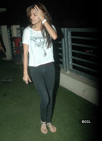 Anushka spotted at PVR