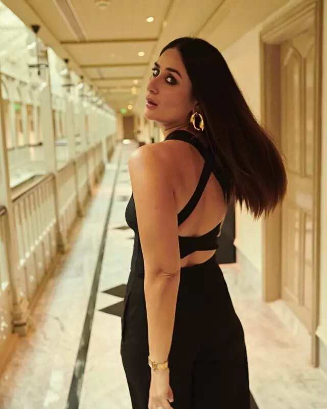 Kareena Kapoor Khan serves stylish look in an elegant black jumpsuit, pictures make jaws drop!