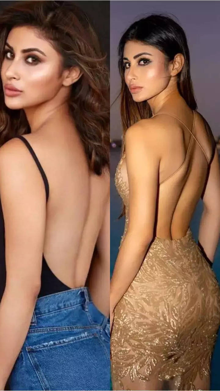 Mouni Roy s backless dresses Times of India