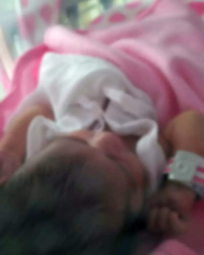 Anaswara Ponnambath shares an adorable picture of her newborn baby girl