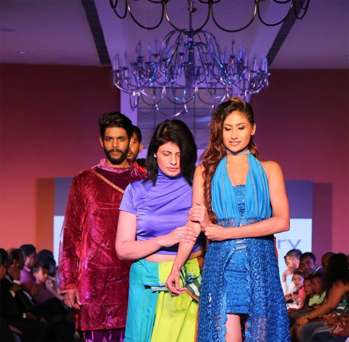 Ashcharya Peiris is Sri Lanka's first visually impaired fashion designer