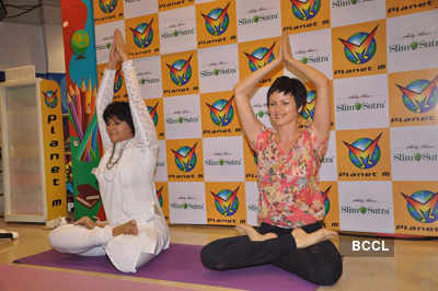 Yana at launch of 'Meditation & Slimming' DVDs 