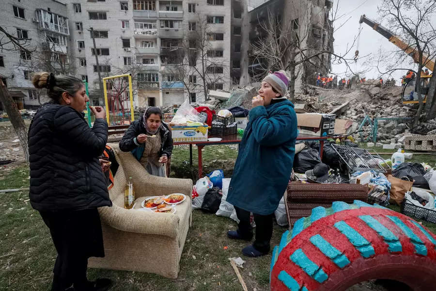 These pictures show daily life in war-torn Ukraine
