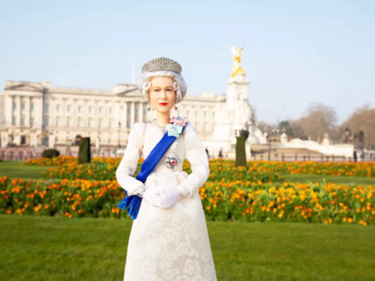 Inspired by Queen Elizabeth II’s iconic looks, pictures of Barbie Doll designed in her likeness go viral