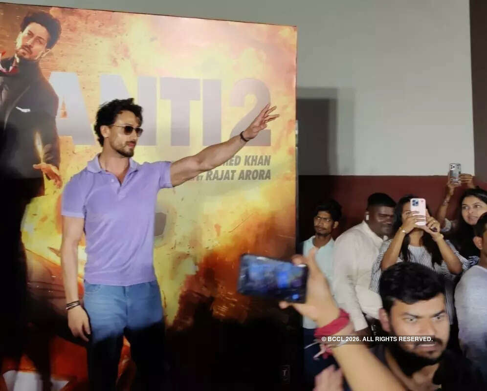 Tiger Shroff launches the song 'Whistle Baja 2.0' from Heropanti 2