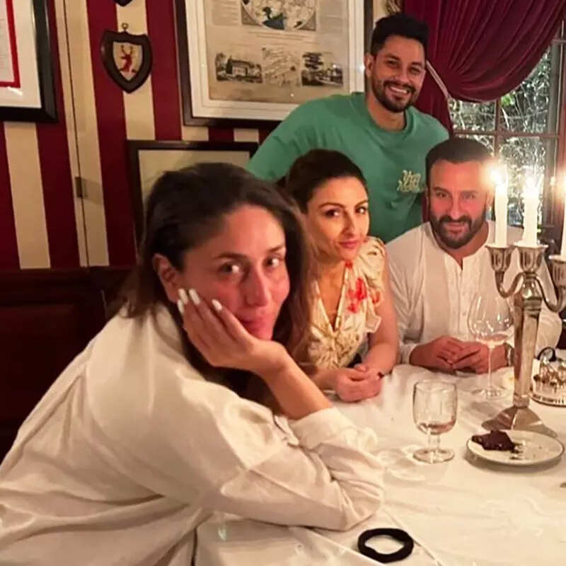 Fun-filled pictures from Kareena Kapoor Khan&rsquo;s super chilled evening with little Jeh and Taimur Ali Khan