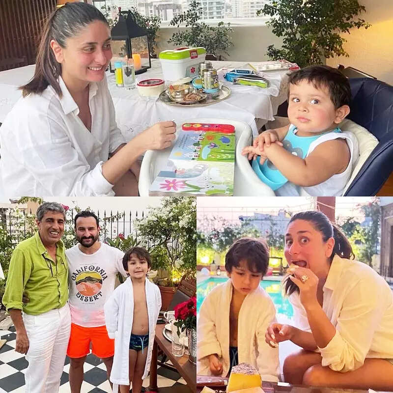 Fun-filled pictures from Kareena Kapoor Khan&rsquo;s super chilled evening with little Jeh and Taimur Ali Khan