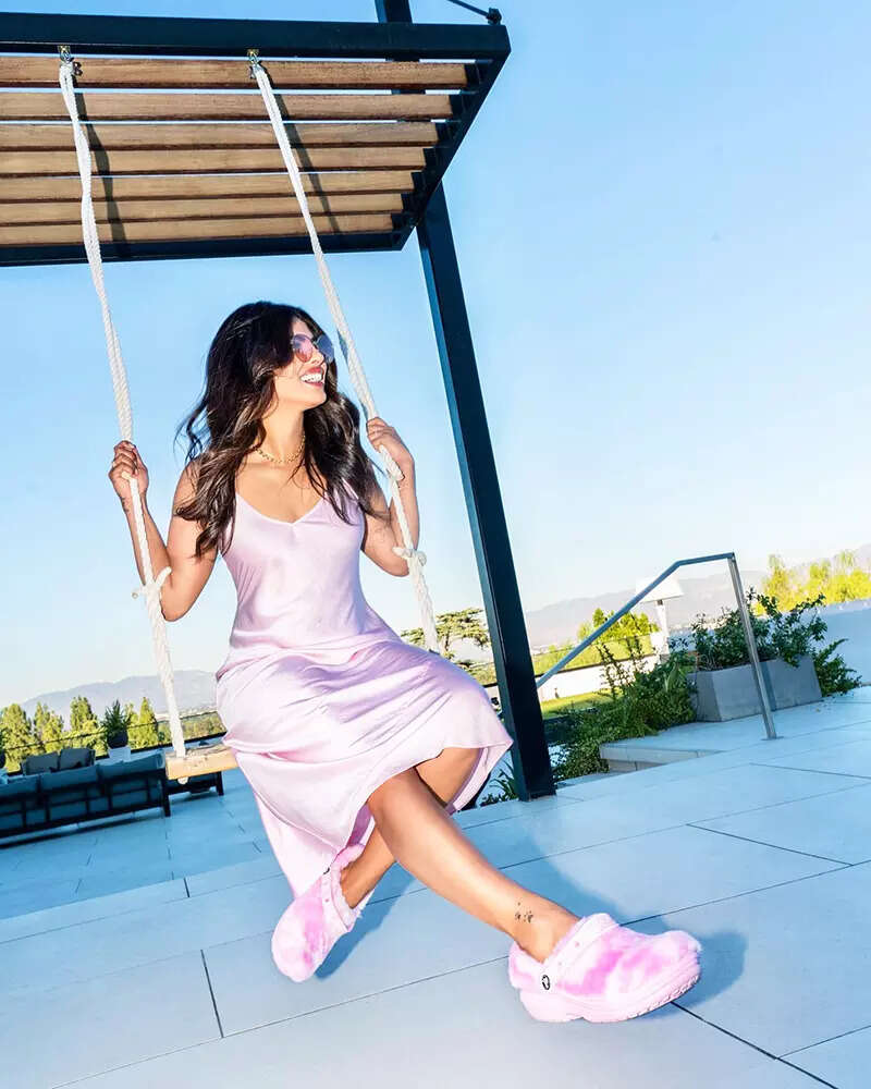 From chilling in the pool to her stylish walk-in closet, inside pictures from Priyanka Chopra's LA home