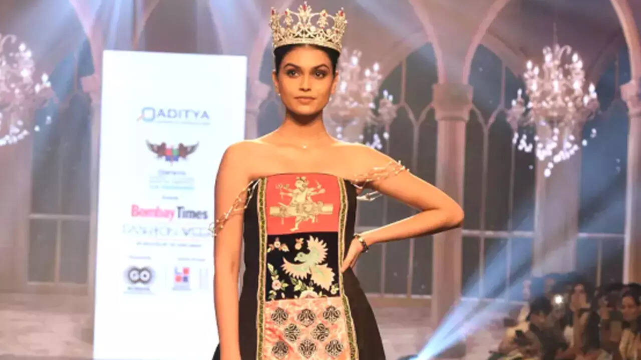 Suman Rao walks the ramp at Bombay Times Fashion Week