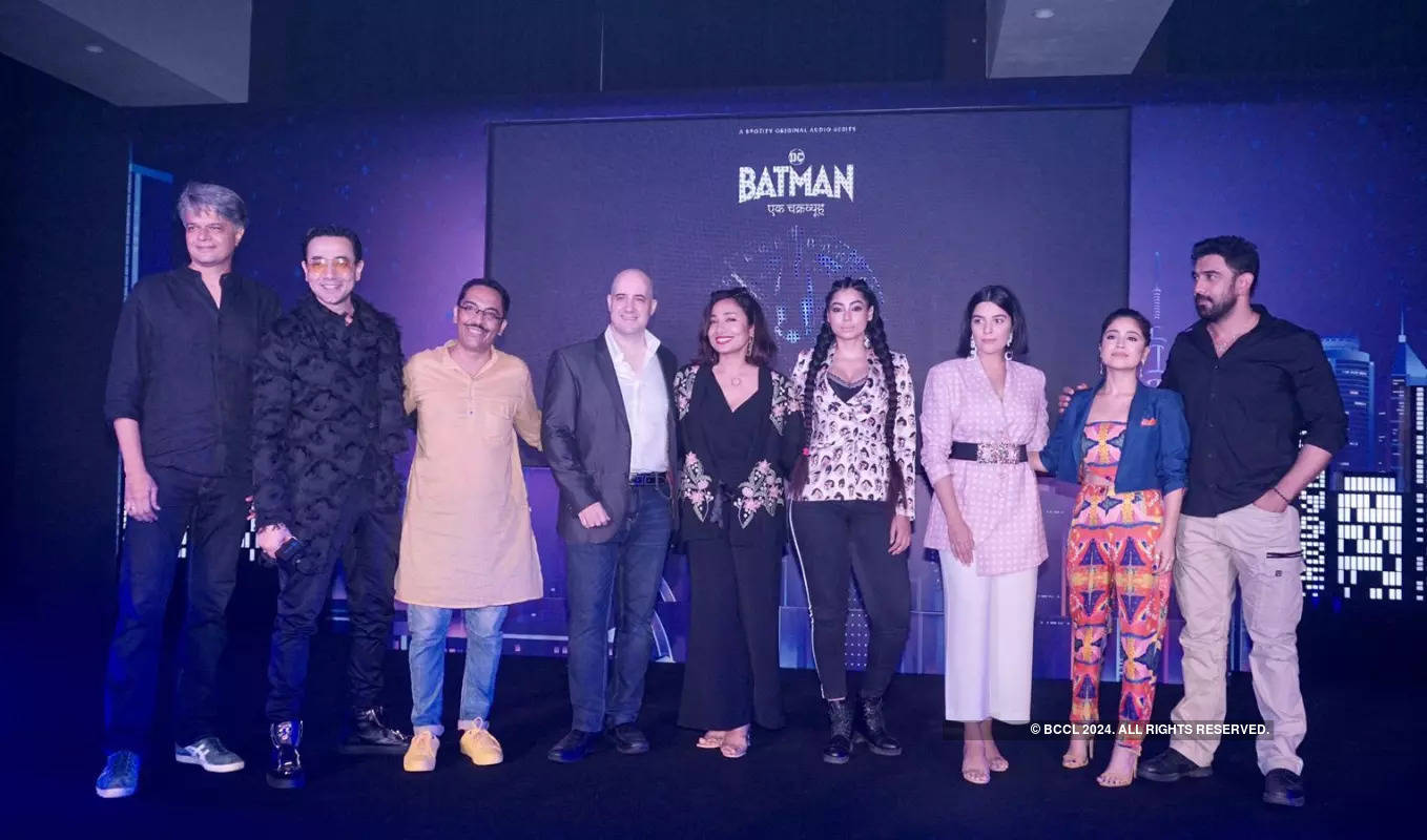 Amit Sadh & Shweta Tripathi launch the first-ever Hindi audio adaptation of Batman