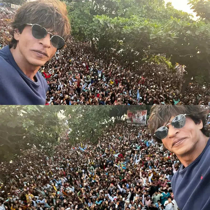 Shah Rukh Khan Greets Fans With Selfies And Signature Pose Fans Call It ‘perfect Eidi The 