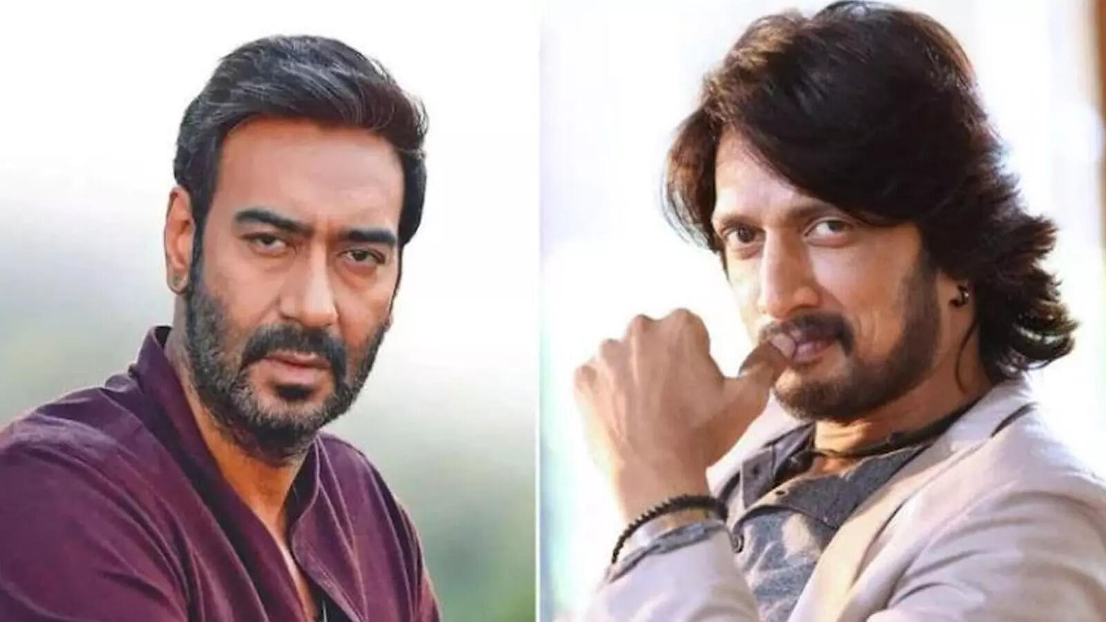 Amid 'Hindi national language' debate, Ajay Devgn and Kiccha Sudeep to