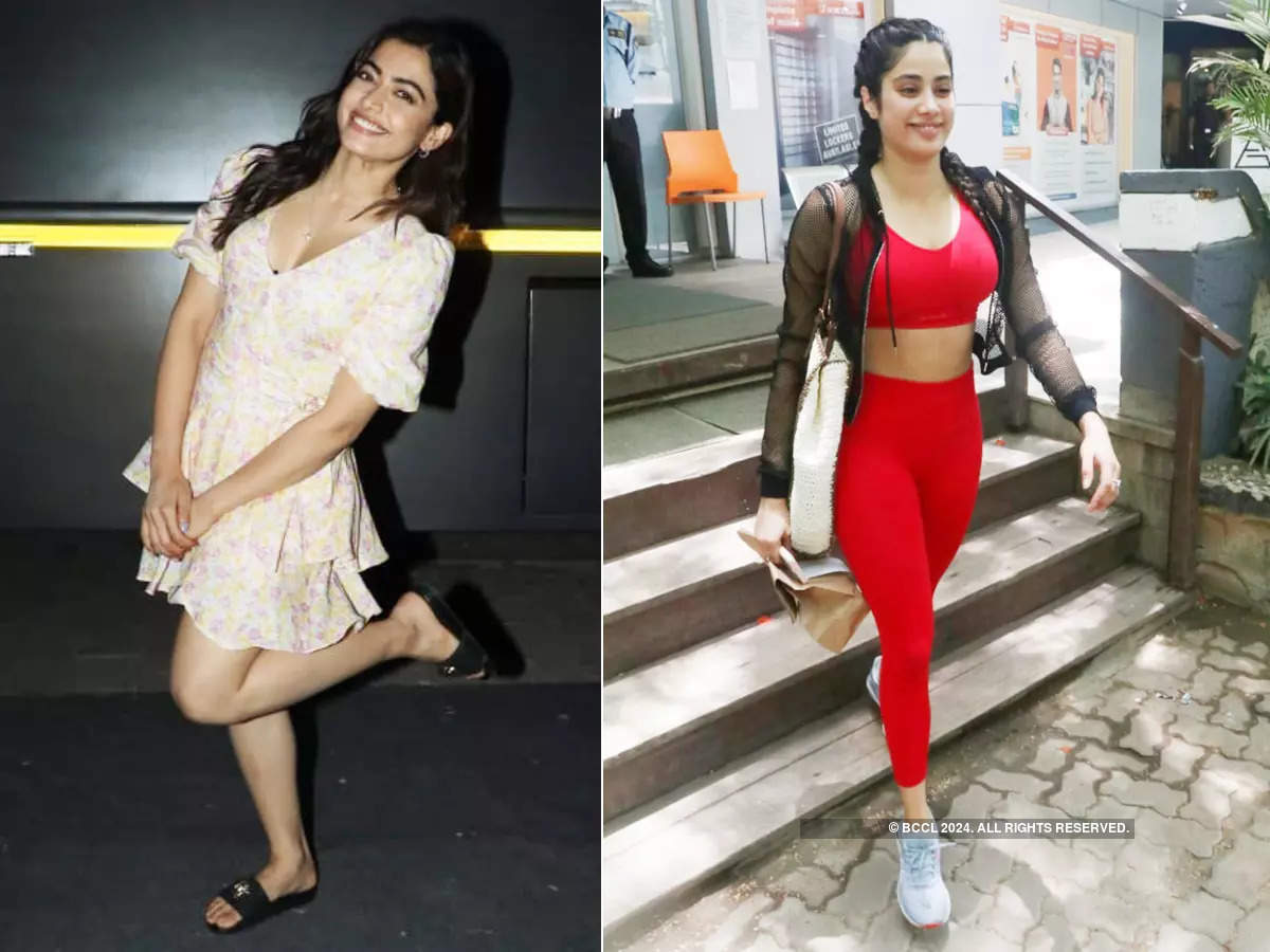 #ETimesSnapped: From Rashmika Mandanna to Janhvi Kapoor, paparazzi pictures of your favourite celebs