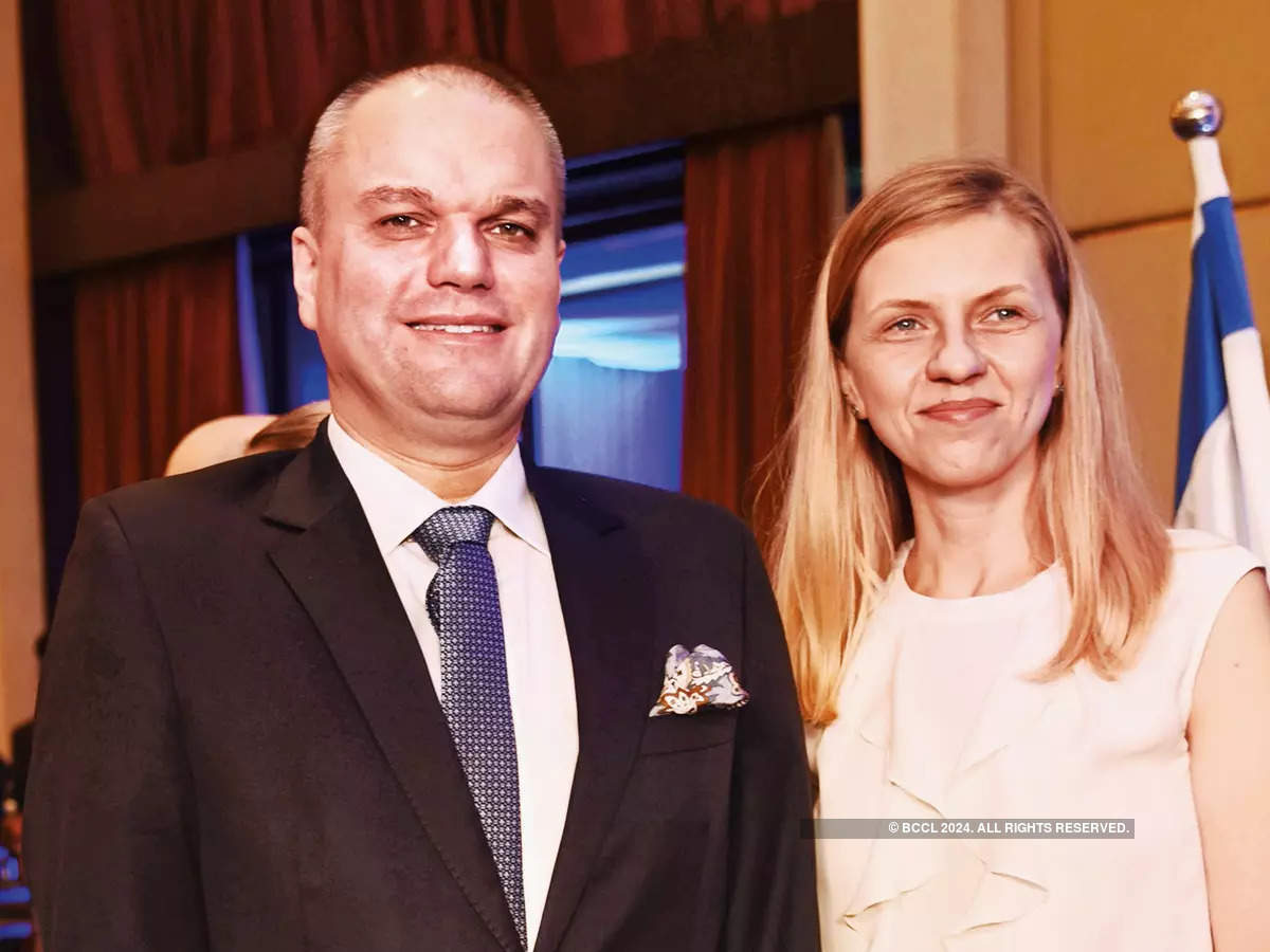 Polish ambassador Adam Buakowski  with wife Agnieszka