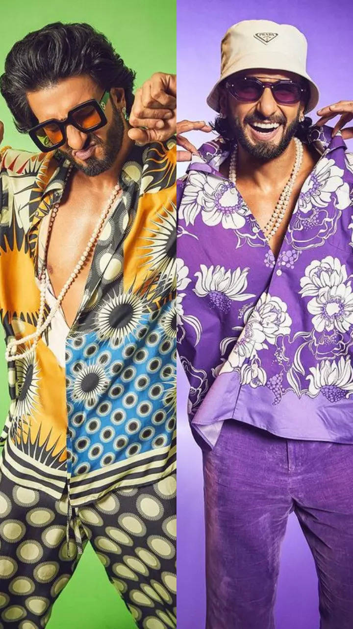 Ranveer Singh edifies men on how to rock prints | Times of India