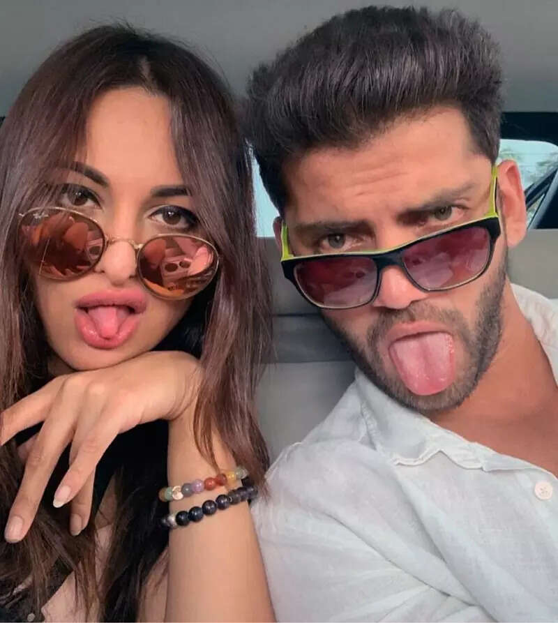 Pictures of Sonakshi Sinha flaunting her diamond ring spark engagement rumours