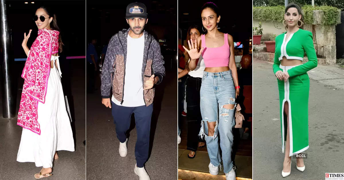 #ETimesSnapped: From Kiara Advani to Nora Fatehi, paparazzi pictures of your favourite celebs