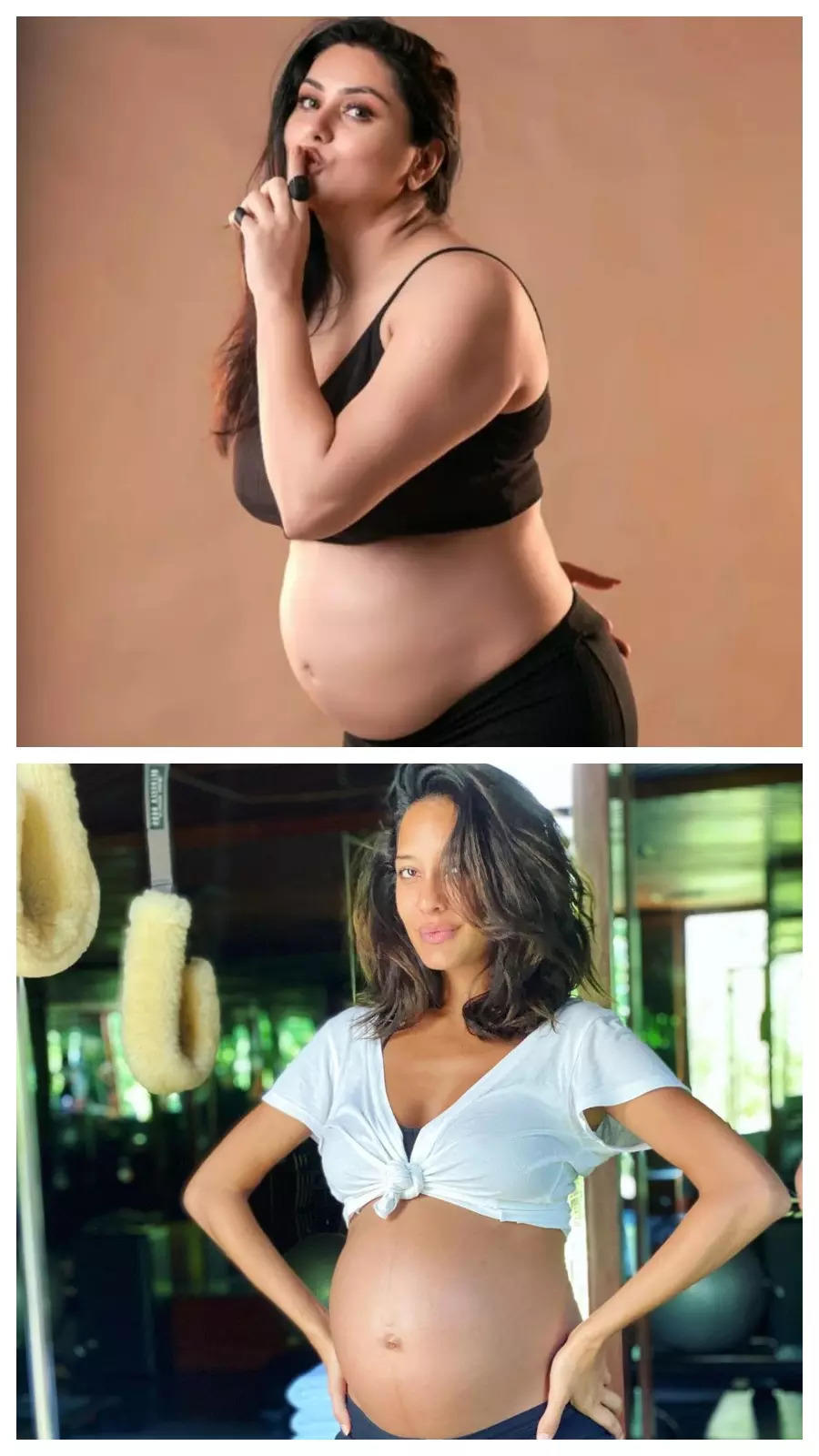 Celebs who flaunted their baby bumps