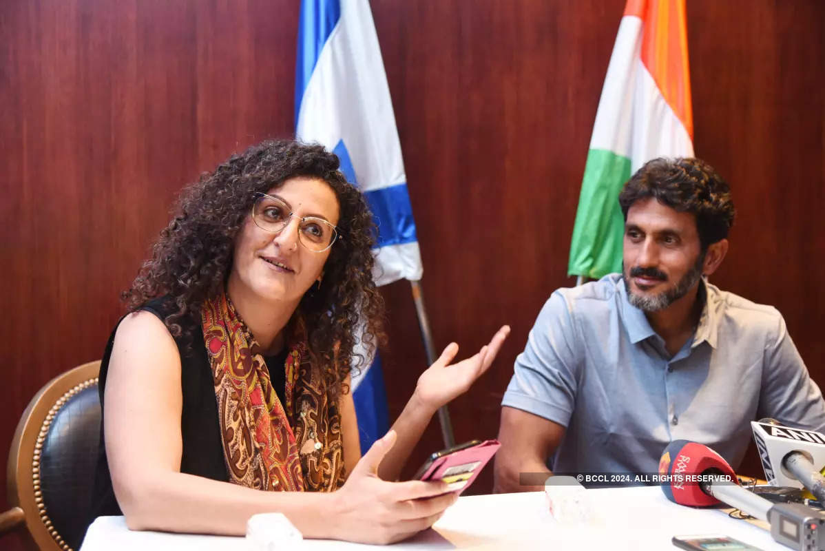 Fauda fame Israeli actor Tsahi Halevi attends a press conference