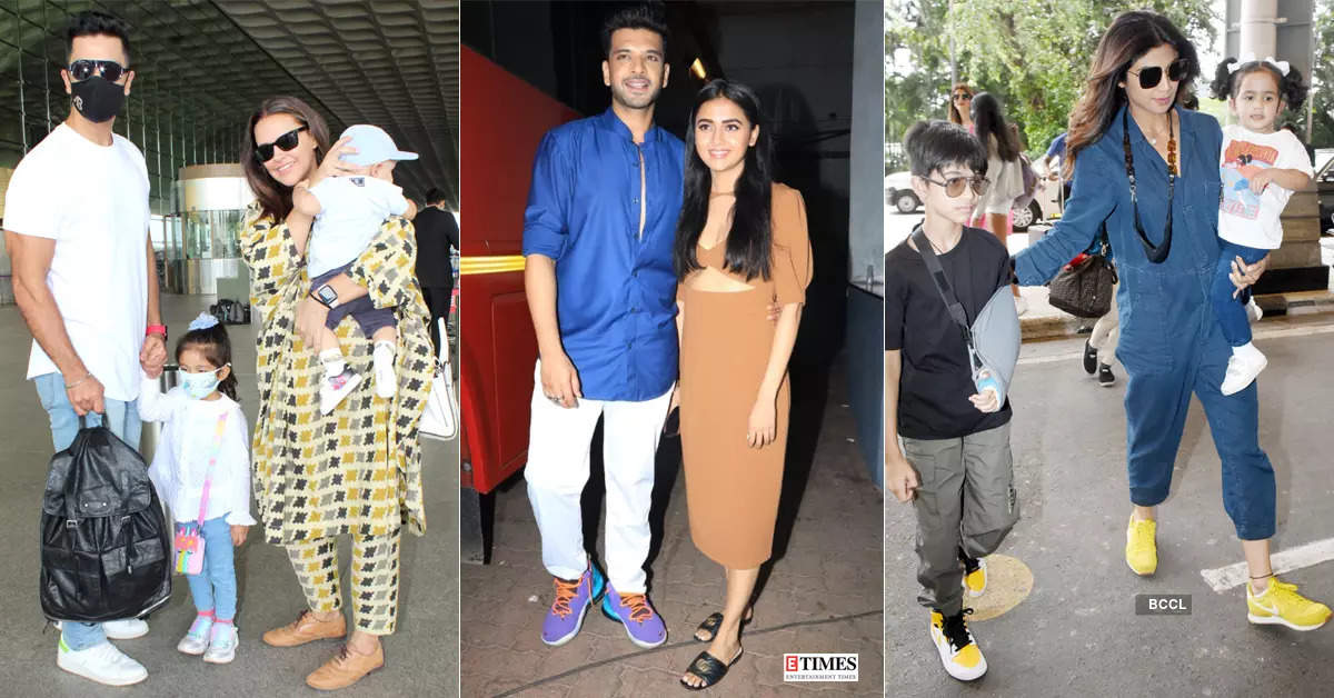 #ETimesSnapped: From Shilpa Shetty to Karan-Tejasswi, paparazzi pictures of your favourite celebs