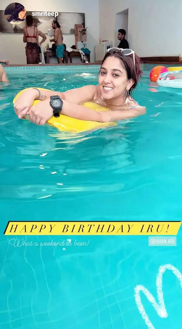Slamming the trolls, Ira Khan's beau Nupur Shikhare shares a pool picture with ladylove