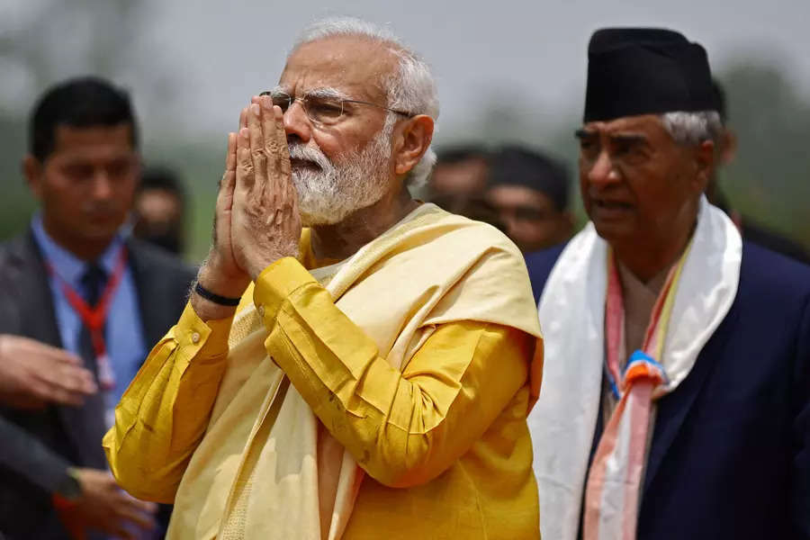 20 images from PM Modi's Nepal visit