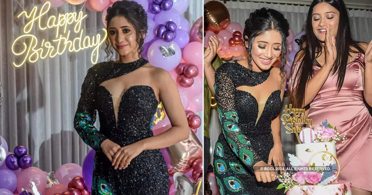 Inside pictures from Yeh Rishta Kya Kehlata Hai fame Shivangi Joshi's birthday party