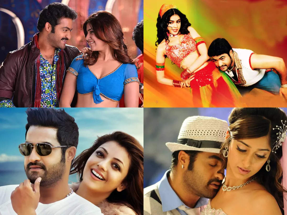 Jr NTR with his gorgeous leading actresses over the years