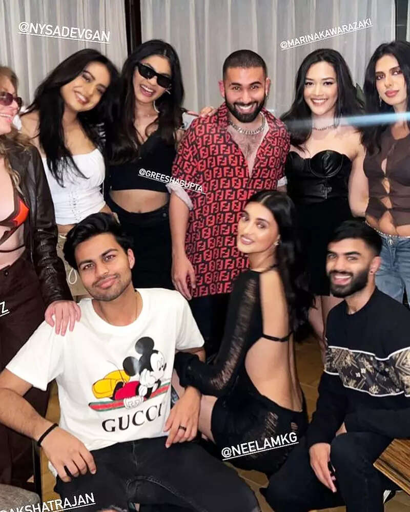 Glamorous party pictures of Nysa Devgan with friends in London are simply unmissable