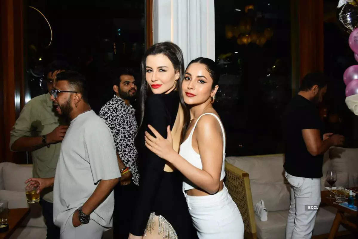Shehnaaz Gill steals the limelight in a pristine white co-ord set at Arbaaz Khan's GF Giorgia Andriani's birthday party
