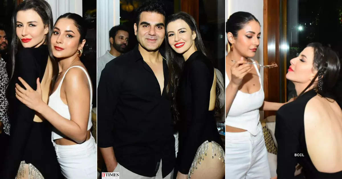 Shehnaaz Gill steals the limelight in a pristine white co-ord set at Arbaaz Khan's GF Giorgia Andriani's birthday party