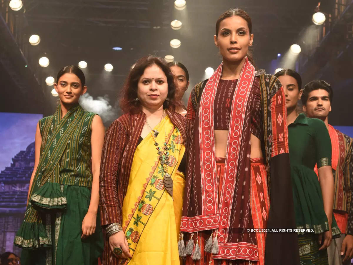 Priya Mohapatra's collection was an amalgamation of different hand and craft work