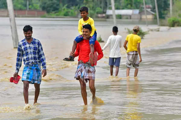 Flooding leaves millions homeless and dozens dead in Assam; see pics
