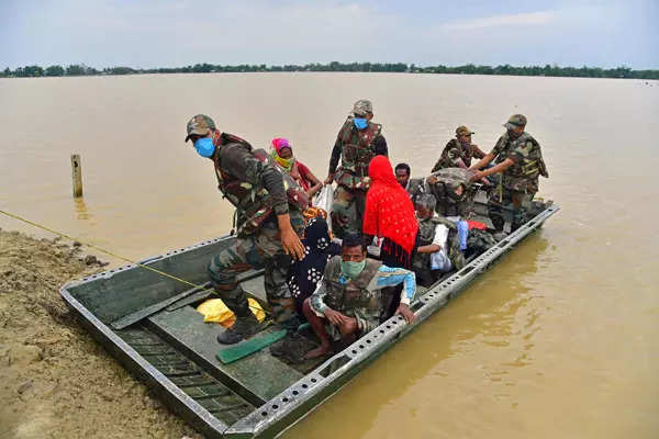 Flooding leaves millions homeless and dozens dead in Assam; see pics