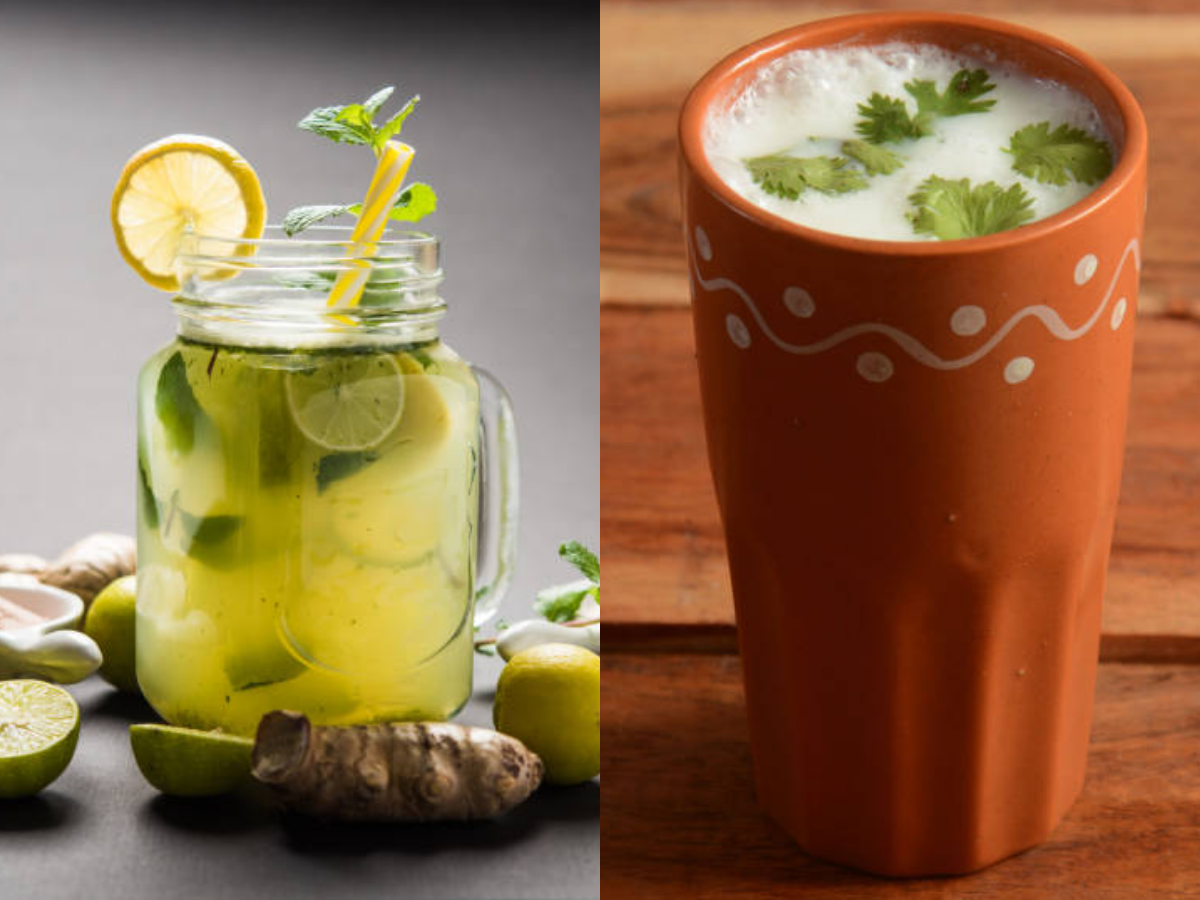 Nimbu Pani and Chaach in summers Nutrition face-off
