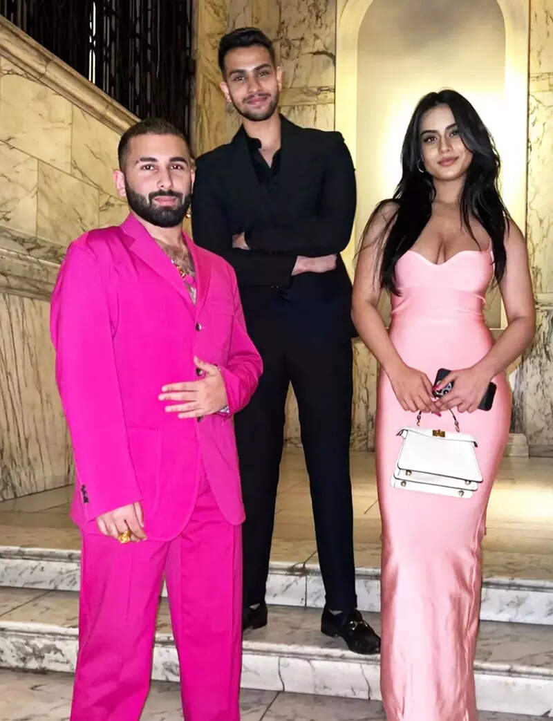 nysa devgan pink dress Ajay Devgns daughter Nysa Devgan stuns again with her bold outfit ,  FOLLOW  @koimoi , #nysadevgan #koimoi #spotted #nysa #bollywood  #bollywoodactress