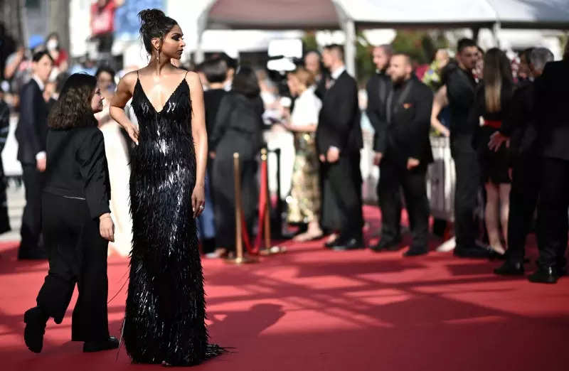 Cannes 2022: Deepika Padukone exudes celestial grace in white fusion saree as she signs off from the French Riviera