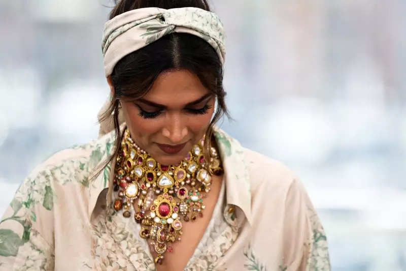 Cannes 2022: Deepika Padukone exudes celestial grace in white fusion saree as she signs off from the French Riviera