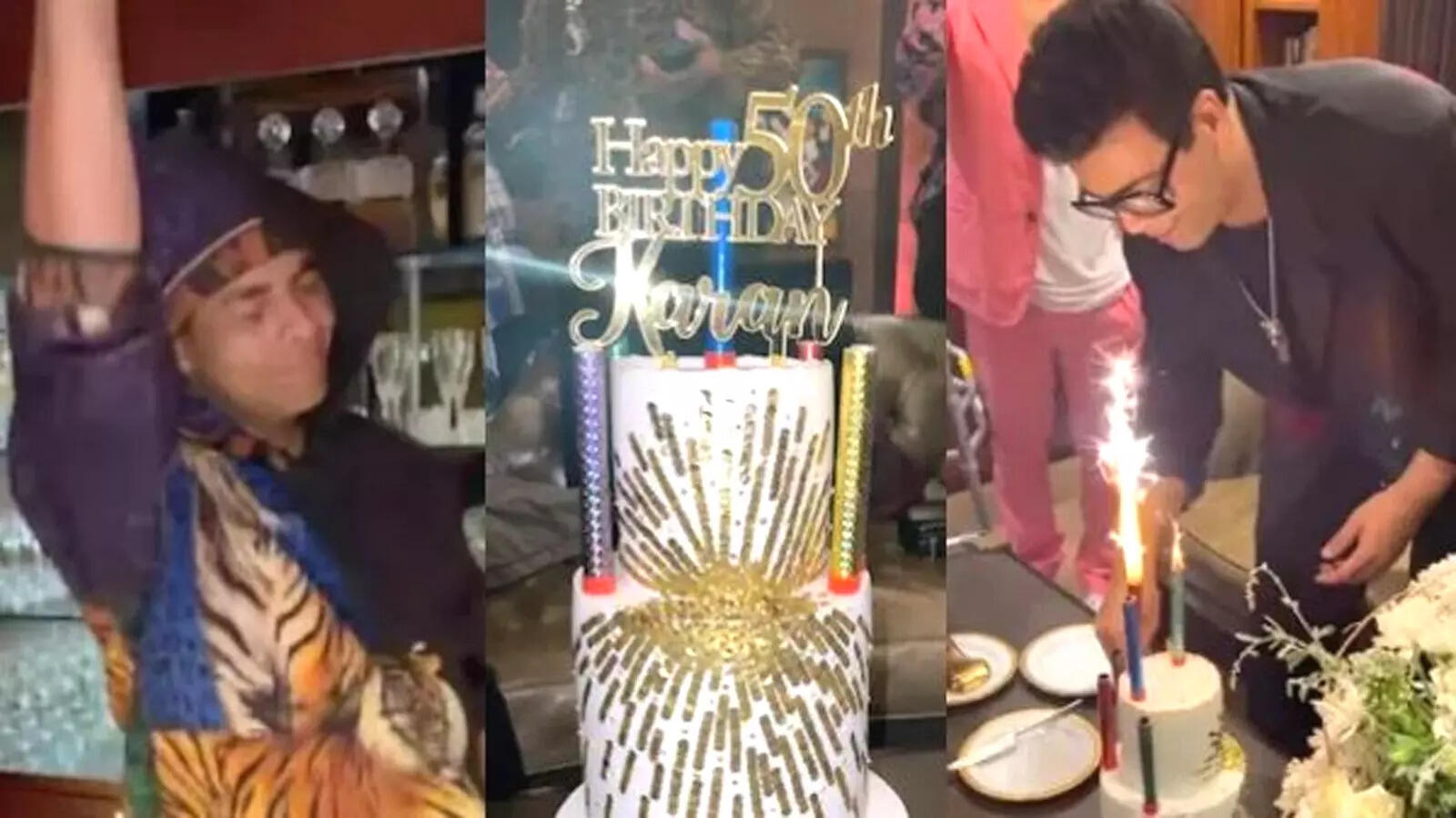 50 and fabulous': Karan Johar celebrates his birthday, BFF Gauri Khan  shares a glimpse of his dreamy birthday bash | Hindi Movie News - Bollywood  - Times of India