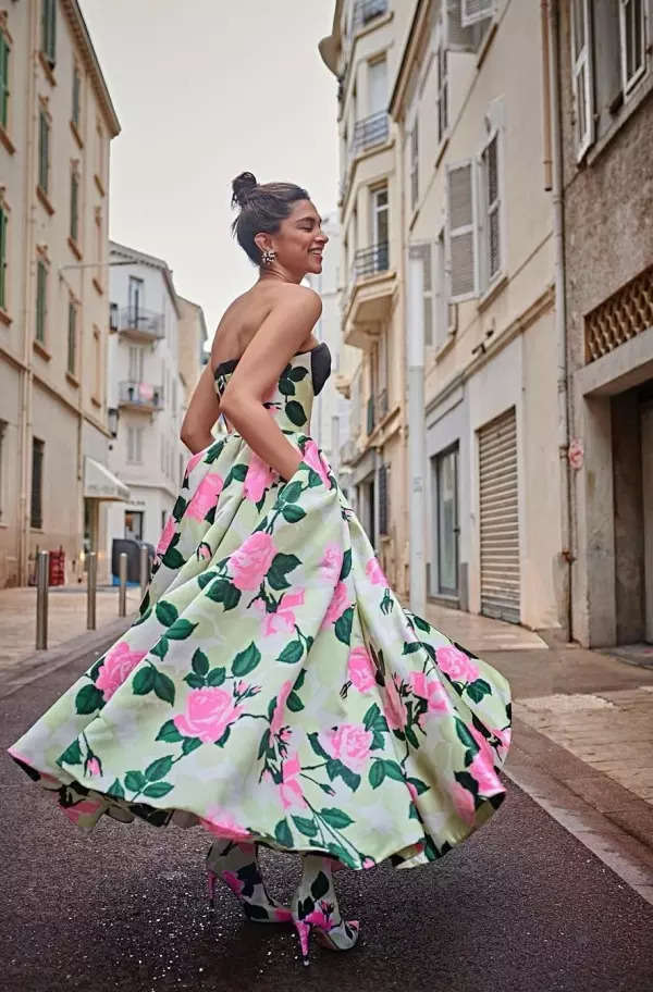 Cannes 2022: Deepika Padukone exudes celestial grace in white fusion saree as she signs off from the French Riviera