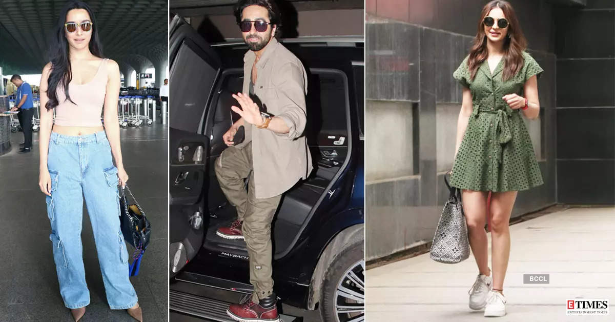 #ETimesSnapped: From Shraddha Kapoor to Rakul Preet Singh, paparazzi pictures of your favourite celebs