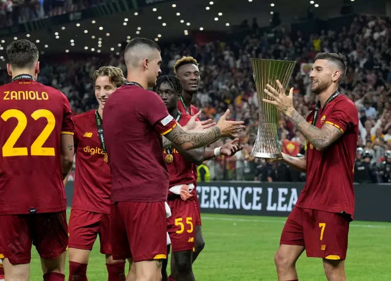 UEFA Europa Conference League 2021-2022: AS Roma beats Feyenoord to lift the prestigious trophy, see pictures