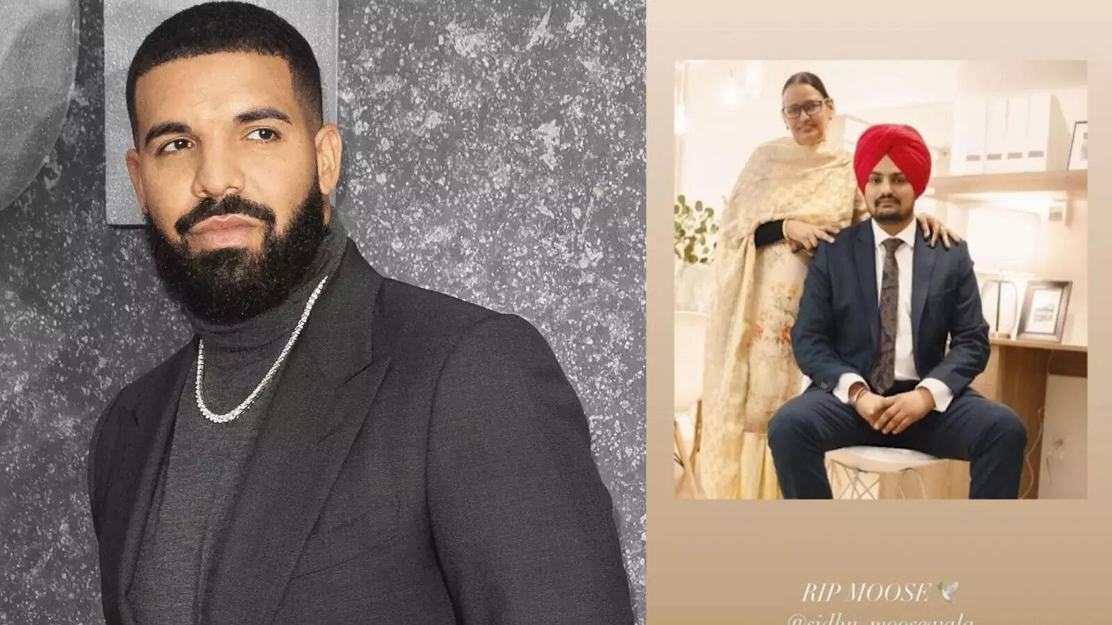 International rapper Drake mourns the loss of late Punjabi singer Sidhu ...