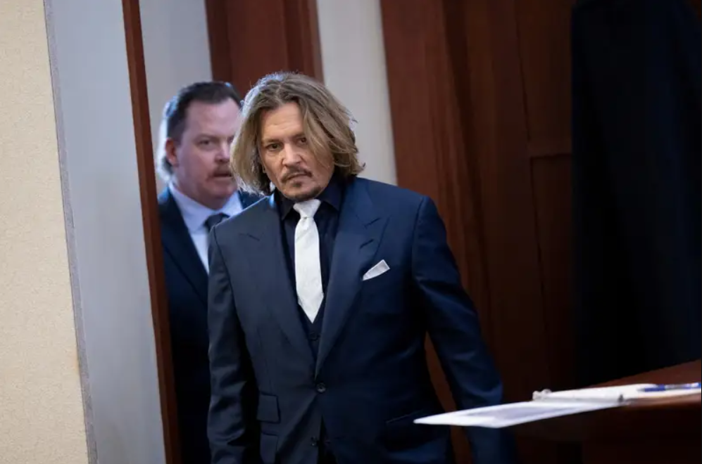 Johnny Depp at Court Trial