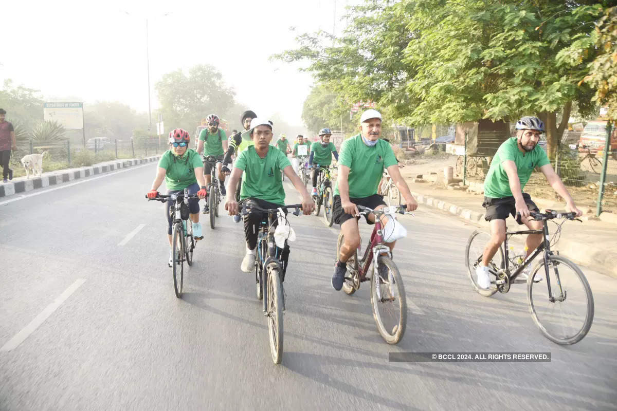 Gurugram cycles & runs for water conservation
