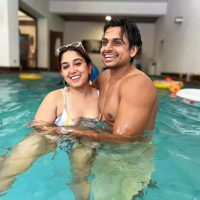 Unaffected by trolls, Ira Khan shares new mushy pool pictures with beau Nupur Shikhare